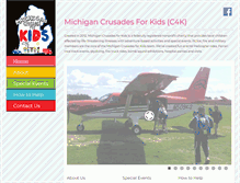 Tablet Screenshot of michiganc4kids.org